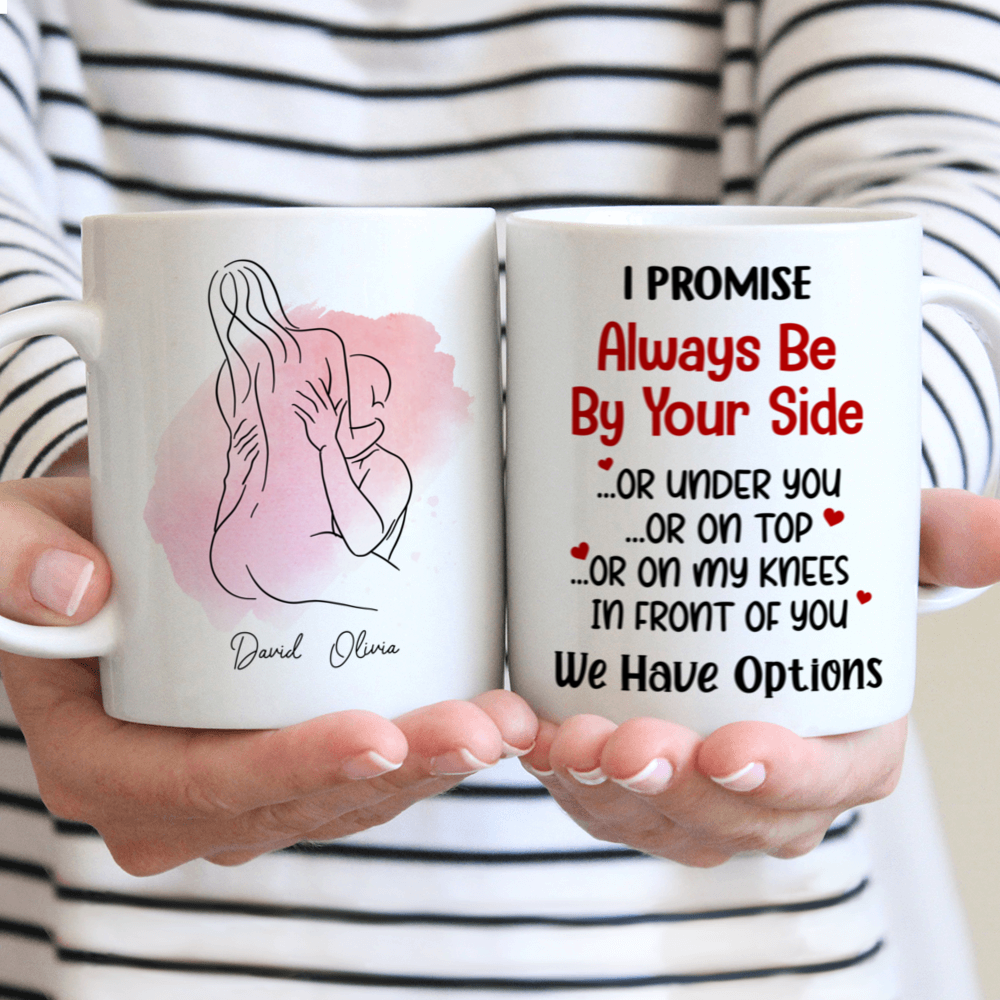 JK Home I Promise to Always be by Your Side Portachiavi in Acciaio Inox per Coppie, 2 Pezzi (Argento) - JK2020103HH-056