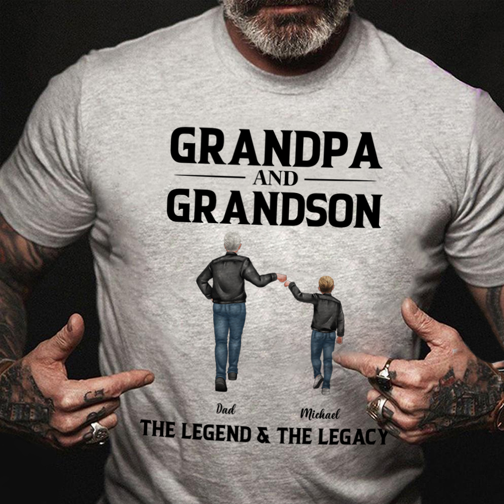 Grandpa and grandson the legend & the legacy