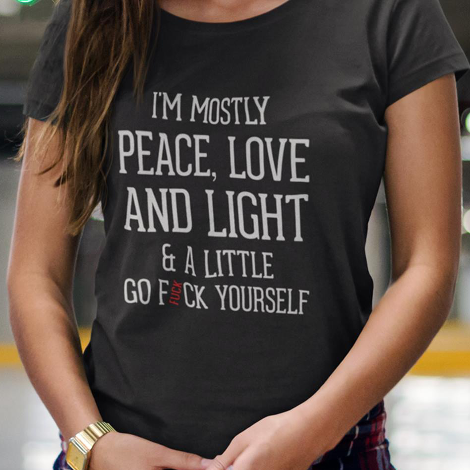 B&S Boutique Namaste Yoga I'm Peace Love And Light Little