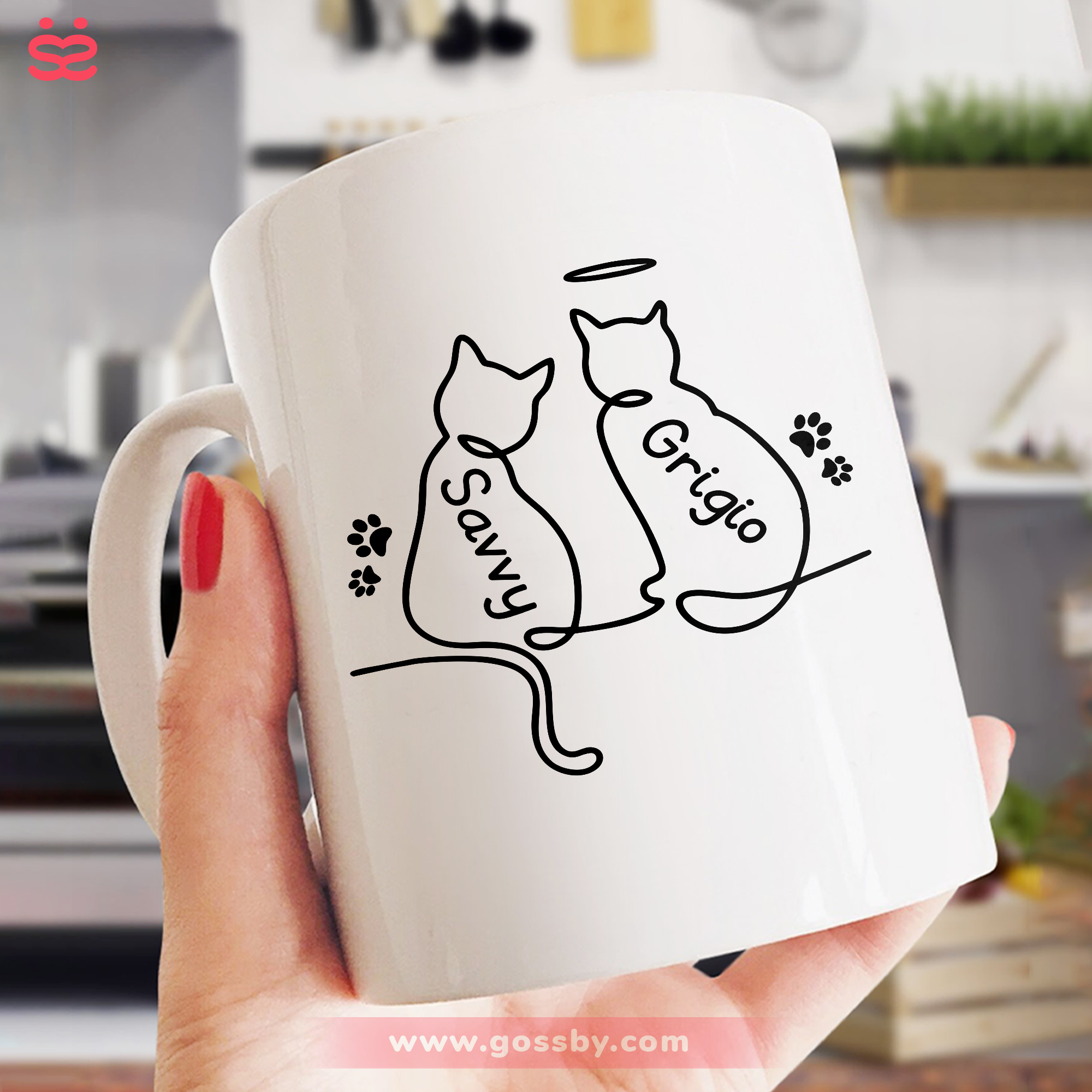 Personalized Cat Classic Cap, Personalized Gift For Cat Lovers
