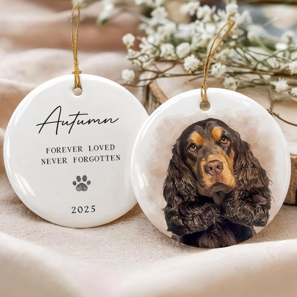 Photo Ornament - Custom Pet Memorial Ornament, Personalized Pet ...