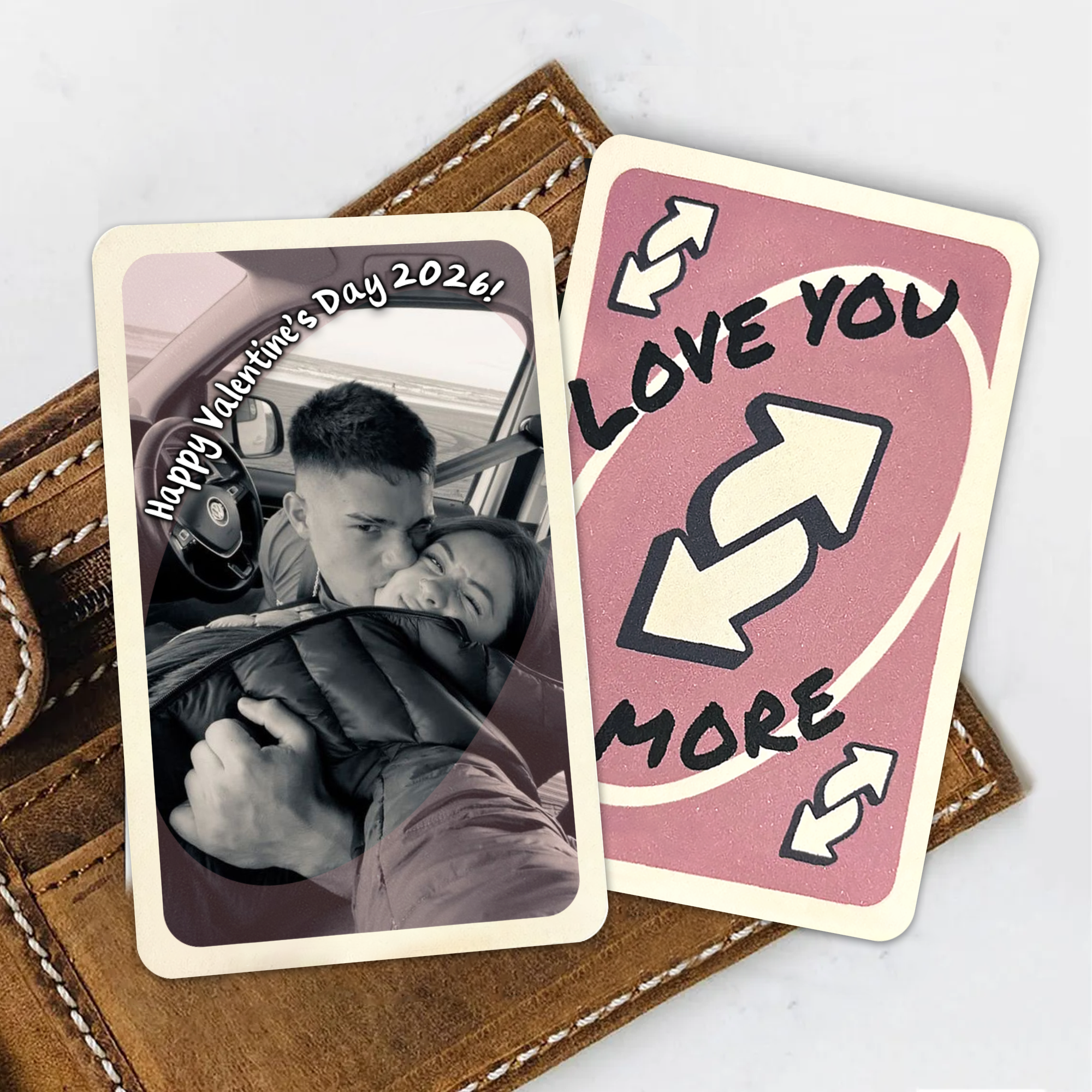 Gift Cards Reverse Valentine's Day Gift Trendy - Personalized Uno Reverse Card