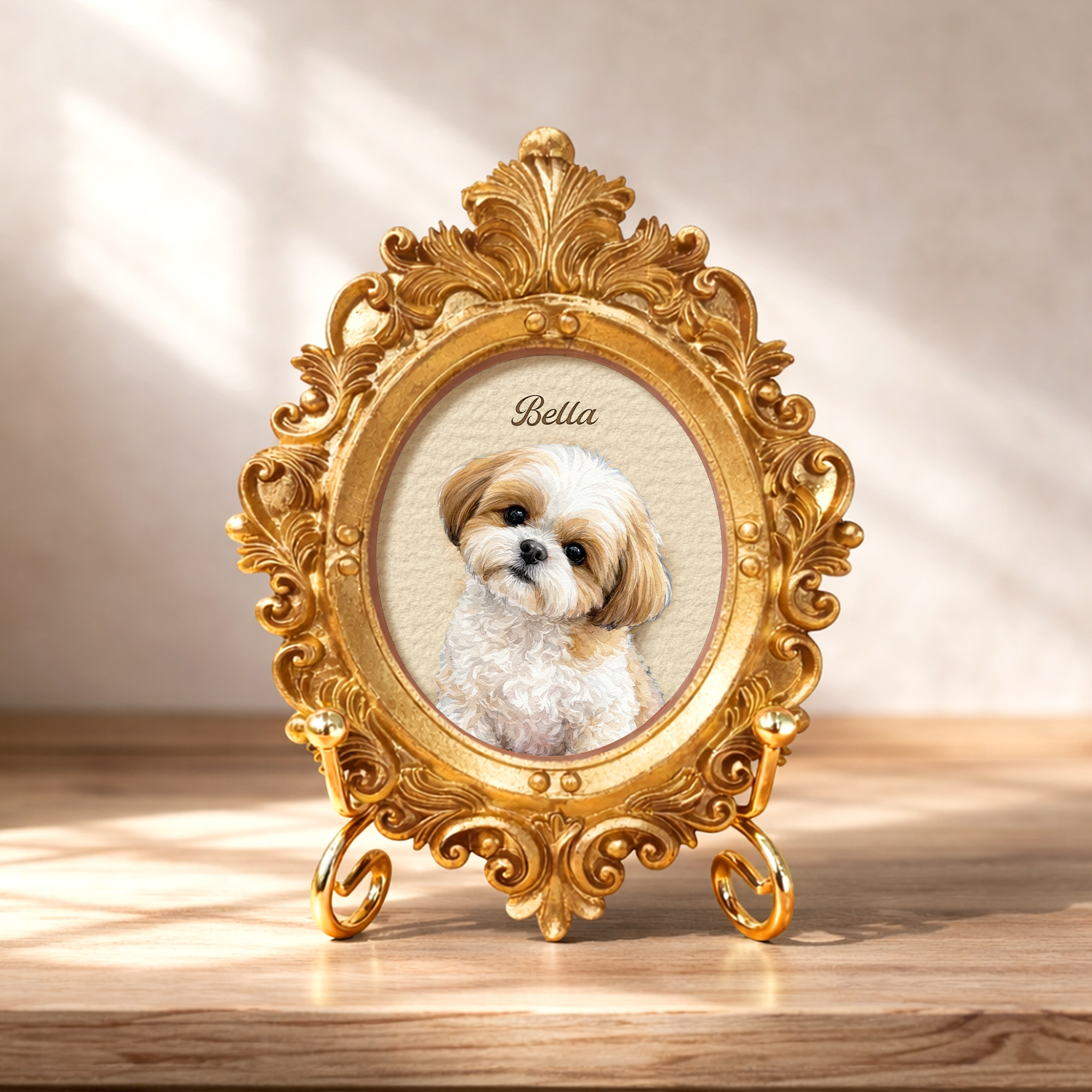 Custom Hand-Painted Pet Memorial Portrait - Dog or Cat Remembrance Gift ...