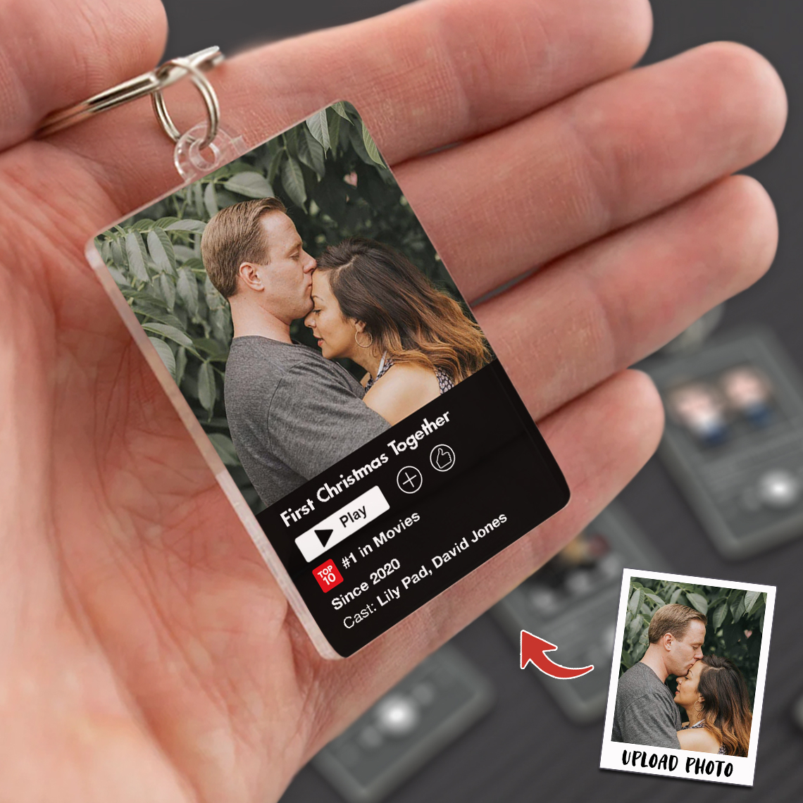 Photo Keychain Customized Your Photo Keychain Keychain Movie