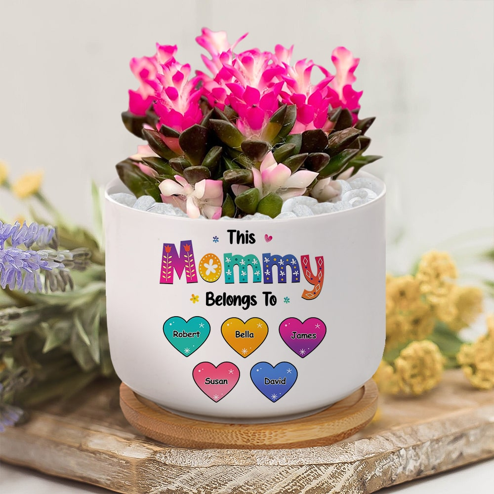 Mother's Day 2023 Personalized Mommy Little Sweethearts Flowers Plant