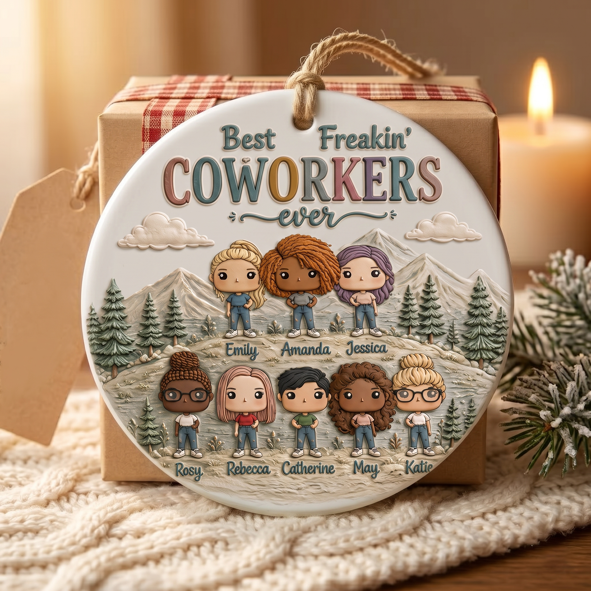 Best Freakin’ Coworkers Ever Ornament