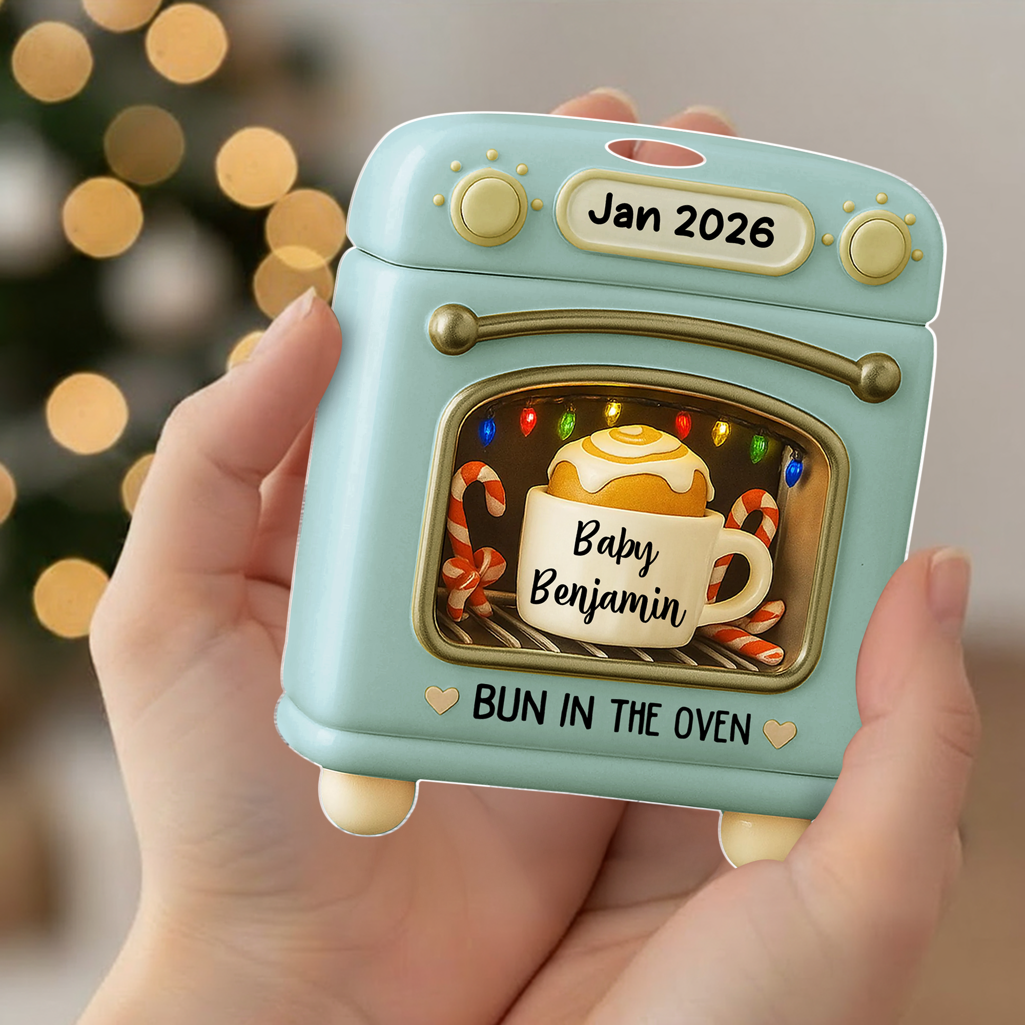 Bun in the Oven Expecting Baby Ornament