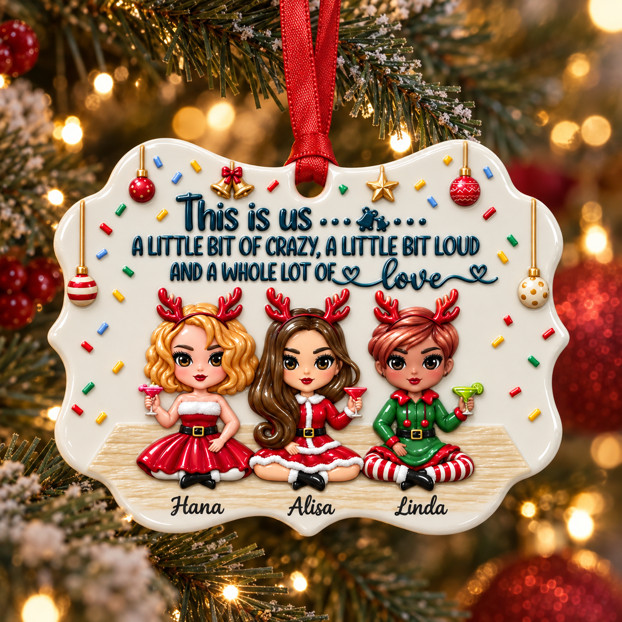 This Is Us Best Friends Ornament (up to 8)